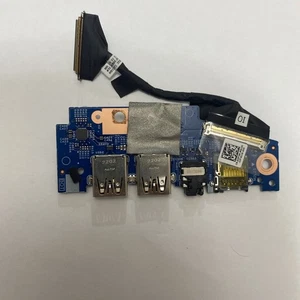 Dell Latitude 3320 Laptop USB SD Card Audio Power Button Board w/Cable CDR9Y MA1 - Picture 1 of 3