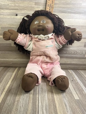 Vintage African American Cabbage Patch Kid  Girl 1984 Brown Hair Mold #3 RARE! - Image 1 of 4