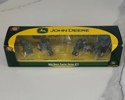 John Deere Tractor Series #2 HO Scale 4 Tractor Set Athearns Ready To Roll NIB - Image 1 of 4