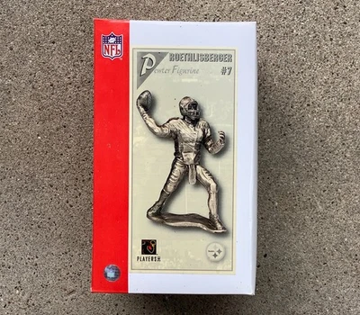 Estatueta de estanho Pittsburgh Steelers Ben Roethlisberger #7 NFL nova na caixa nova na caixa - Imagem 1 de 4
