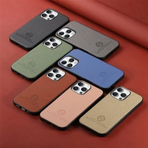 For Apple iPhone 16 15 14 13 12 11 16e XS Pro Shockproof Leather Case Back Cover - Picture 1 of 19
