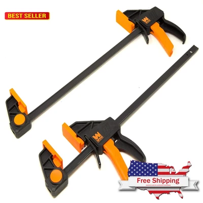 Braçadeiras e espalhadores de barra de aço resistentes WEN CLR122 12 polegadas com 2,3 polegadas - Imagem 1 de 4