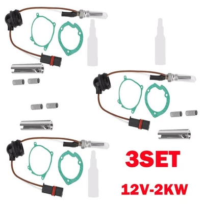 3Set 12V 2KW Glow-Plug Repair Kits For Eberspacher Airtronic Parking Heater HOT - Image 1 of 4