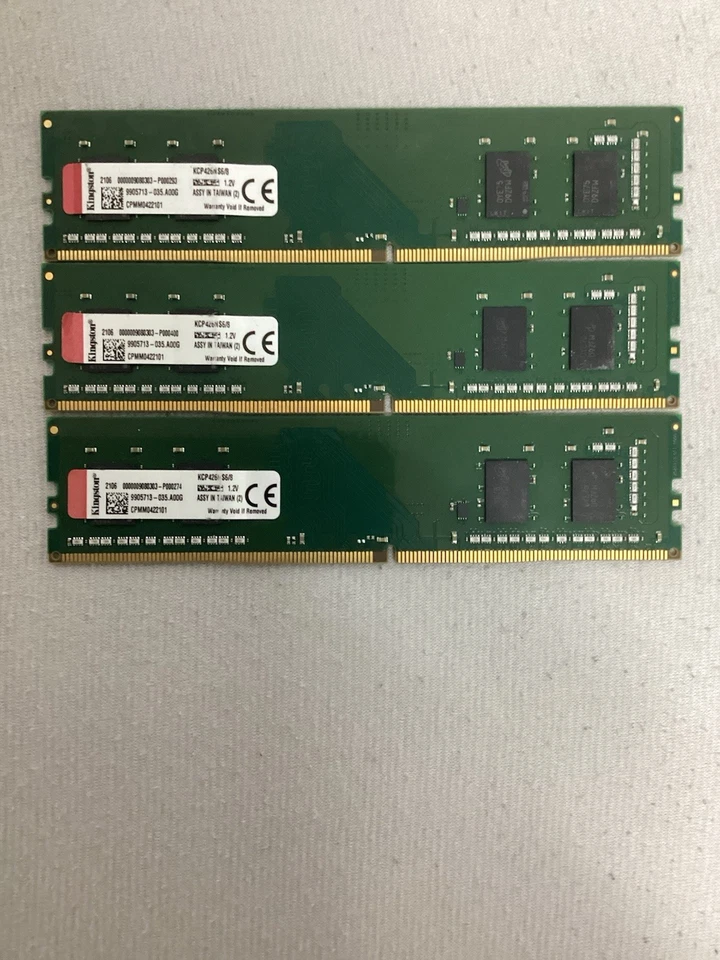 Kingston 8gb DDR4 DIMM RAM 2666 Desktop Speicher - Bild 1 von 1