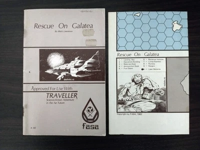 Traveller RPG Rescate en Galatea 1982 FASA incluye mapa Foto 1 de 4