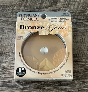 Physicians Formula Bronze Gems Bronzer, Highlighter & Eye Shadow Light Bronzer - Picture 1 of 4