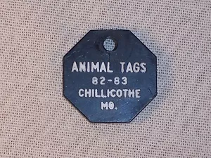 Vintage Plastik Tiermarke 1982 -1983 Chillicothe MO Nr #334 XT25 - Bild 1 von 2