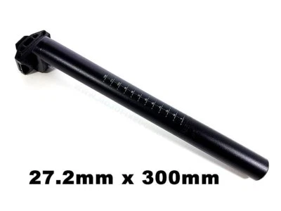 Tija de sillín genérica 27,2 / 300 mm - negra Foto 1 de 2