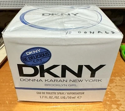 DKNY Donna Karan NEW YORK Brooklyn Girl EDT SPRAY/VAPORISATEUR 1.7 OZ. NIBsealed - Image 1 of 4