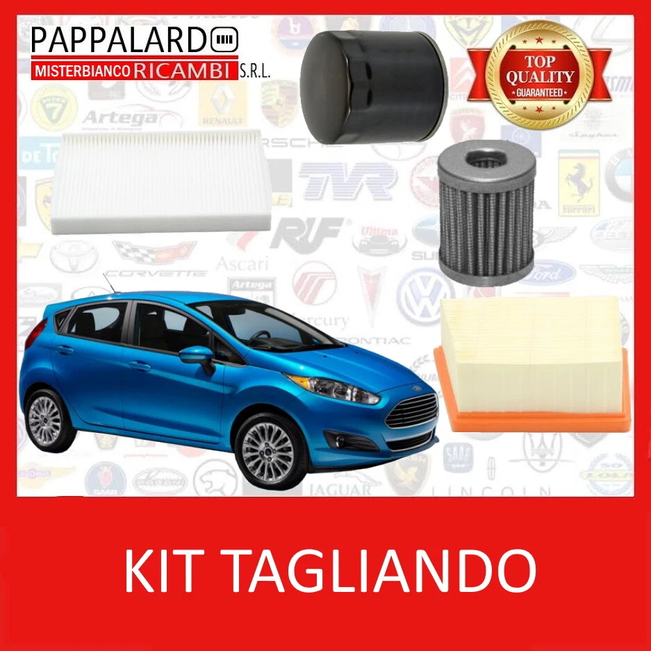 AFTERMARKET PRODUCTS KIT TAGLIANDO 4 FILTRI PER FORD FIESTA VI 1.4 GPL DAL 2009 IN POI