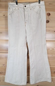 VTG Levis Orange Tab Pants Bell Bottom Flare Unisex 32X30 Raw Color Rare 70s - Picture 1 of 20