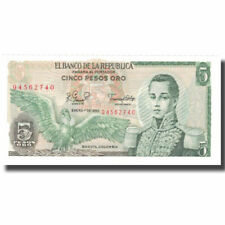 [#801087] Billet, Colombie, 5 Pesos Oro, 1980, 1980-01-01, KM:406f, NEUF