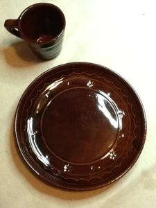 VINTAGE 8 PIECE MARCREST SET, 4 CUPS,4 PLATES (9.5") 101923b - Picture 1 of 5