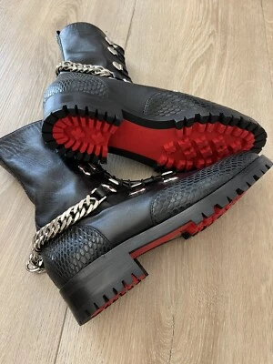 Christian Louboutin Mujer’s Nuevo Caballo Guarda Botas Zapatos talla 36-6 Foto 1 de 4