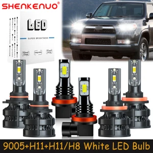 Für Toyota 4Runner 2010-2013 Combo LED Scheinwerfer Birne Fern Abblendlicht Nebelscheinwerfer Z8 - Bild 1 von 21