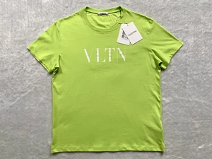 T-shirt Valentino VLTN verde fluo originale autentica nuova taglia small - Foto 1 di 4