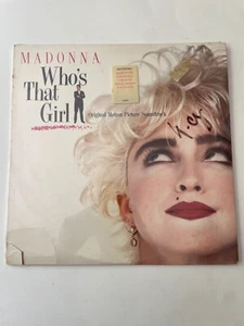MADONNA - WHO'S THAT GIRL- MOVIE SDTRK- SEALED MINT 1ST PRESS PIC COV RARE  - Picture 1 of 3