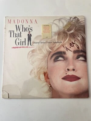 MADONNA - WHO'S THAT GIRL- MOVIE SDTRK- SEALED MINT 1ST PRESS PIC COV RARE  - Image 1 of 3