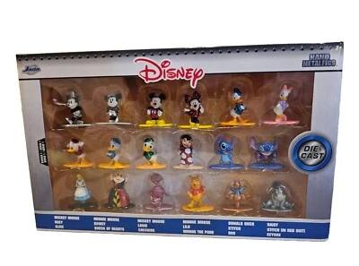 NEW Jada Toys Nano Metalfigs Disney Series 1 Set of 18 Diecast Figure Box Damage - Image 1 of 4