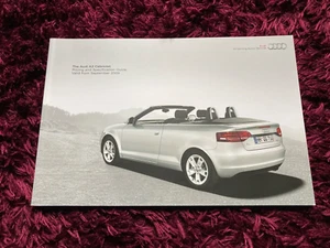 Audi A3 Cabriolet Brochure 2010, UK issue, dated Sept 2009 - Picture 1 of 1