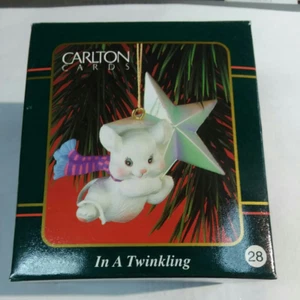 CARLTON LITTLE HEIRLOOM IN A TWINKLING ORNAMENT #26 VINTAGE DV107 - Picture 1 of 4
