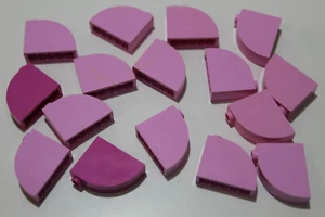 Piedras de arco LEGO redondeadas 1x3x2 33243 rosa brillante oscuro #2668 - Imagen 1 de 1