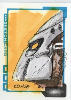 Aliens vs Predator Requiem AVP Inkworks 2007 Sketch S.LK Lee Kohse #133/323 - Image 1 of 4