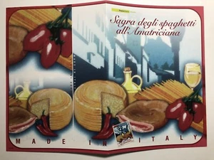 2008 Poste Italiane Folder Filatelico Sagra Spaghetti all'Amatriciana Amatrice - Picture 1 of 2