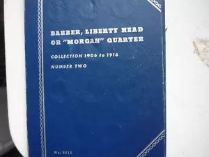WHITMAN ALBUM FILLED WITH BARBER SILVER QUARTERS - ONLY ELEVEN MISSING - NICE!!! - Picture 1 of 5