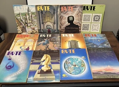 Lot of 12 Byte Magazine - Full 1978 Set - Computers Apple IBM Vintage Commodore - Image 1 of 4