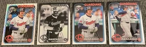 2024 Topps Chrome Update Kyle Manzardo - Rookie Debut Parallels & Base RC - Bild 1 von 2