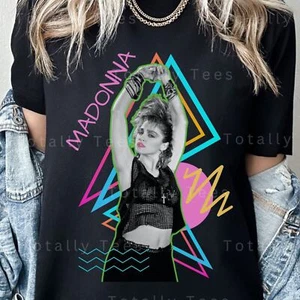 MADONNA T-shirt Shirt Tshirt Band Tee Vintage Aesthetic 1980s T shirt Retro - Picture 1 of 3