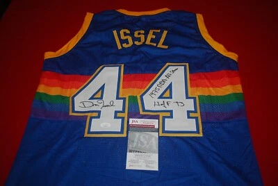 DAN ISSEL DENVER NUGGETS autographed signed JERSEY JSA Witnessed COA WA481956 - Image 1 of 3