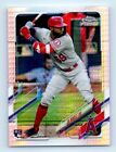2021 Topps Chrome Prism Refractor Jo Adell Rookie Los Angeles Angels #142