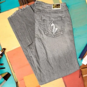 Womens Size 15  Baby Phat Jeans Gray - Picture 1 of 7