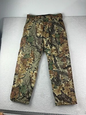 Cabela's Dry Plus Fleece Camo Pants Men's 36x31 Insulated Thinsulate MADE USA - Image 1 of 4