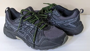 Asics Gel Venture 7 Herren Größe 8 Extrabreit Trailrunning Sportschuhe Schwarz - Bild 1 von 9