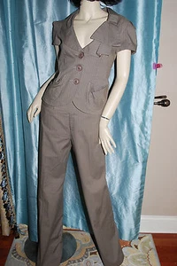 NANETTE LEPORE PANT SUIT SZ 12 EXCELLENT - Bild 1 von 6