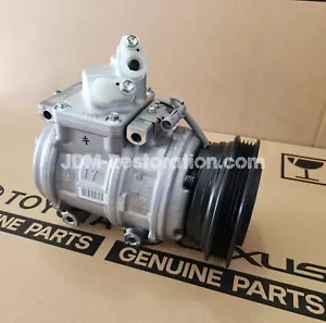 Toyota Landcruiser AC Compressor 88320-60720 HDJ100 Sahara Dual AC - Picture 1 of 8