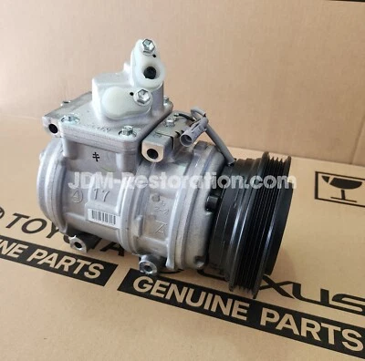 Toyota Landcruiser AC Compressor 88320-60720 HDJ100 Sahara Dual AC - Image 1 of 4