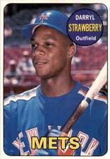 1990 Baseball Card Magazine '69 Topps Replicas #19 Darryl Strawberry Mets