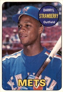 1990 Baseball Card Magazine '69 Topps Replicas #19 Darryl Strawberry Mets