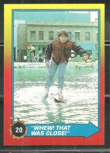 1989 BACK TO THE FUTURE PART II "WHEW THAT WAS CLOSE!" #20 - Picture 1 of 2