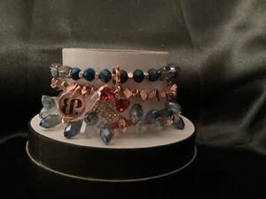 RBP5330 Holiday Stack Charm Bracelet “Presents, Please!” - Picture 1 of 3