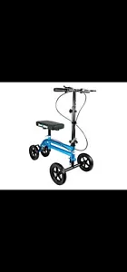 KneeRover Economy Knee Scooter, Foldable Walker for Foot Injuries, Dual Brakes - Picture 1 of 7