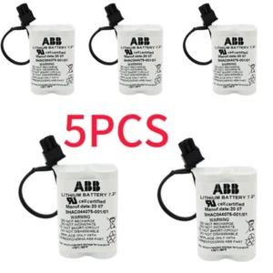 5pc 3HAC044075-001/01 7.2V SMB Battery for ABB Robot CPU ABBTA521 ABB3HAC16831-1 - Bild 1 von 6