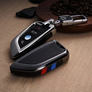 M Style Car Remote Key Fob Case Cover Bag Holder For BMW 3 5 Series X1 X3 X5 X6 - Picture 1 of 15