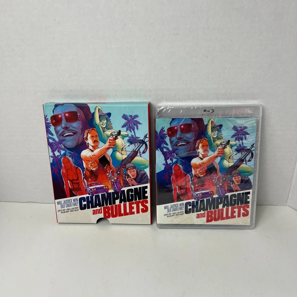 Champagne And Bullets Vinegar Syndrome Limited Edition Blu-ray New Sealed - Image 1 of 4