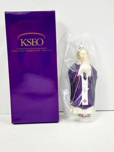 KSEO SAN PAPA GIOVANNI PAOLO II IN PARAMENTO VIOLA ORNAMENTO VETRO MERCURIO - Foto 1 di 10