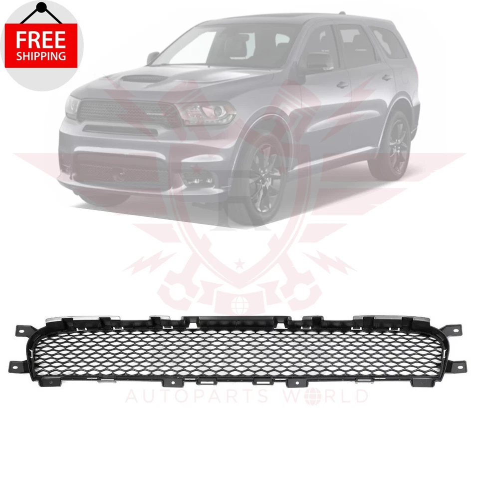 New Front Bumper Lower Grille Black Fits 2018 2009 2020 Dodge Durango CH1036168 Foto 1 de 4